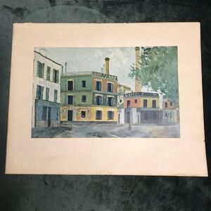 Maurice Utrillo Factories Les Fabriques 1911 - Art Print Town Street Scene